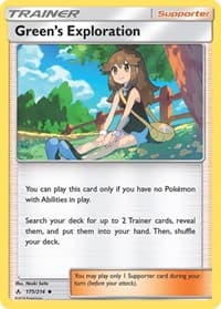 Green's Exploration - SM - Unbroken Bonds - Pokemon card