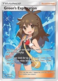 Green's Exploration (Full Art) - SM - Unbroken Bonds - Pokemon card