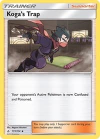 Koga's Trap - SM - Unbroken Bonds - Pokemon card