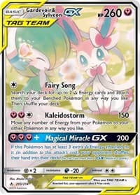 Gardevoir & Sylveon GX (205) (Alternate Full Art) - SM - Unbroken Bonds - Pokemon card