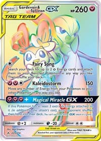 Gardevoir & Sylveon GX (Secret) - SM - Unbroken Bonds - Pokemon card
