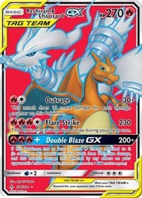 Reshiram & Charizard GX (Full Art) - SM - Unbroken Bonds - Pokemon card