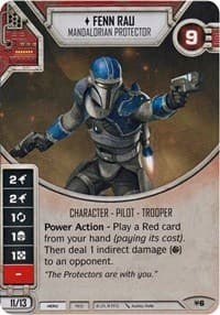 Fenn Rau - Mandalorian Protector (Card Only) - Allies of Necessity - Star Wars: Destiny card