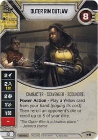 Outer Rim Outlaw - Allies of Necessity - Star Wars: Destiny card