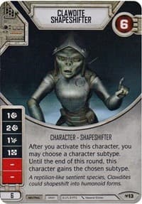 Clawdite Shapeshifter - Allies of Necessity - Star Wars: Destiny card