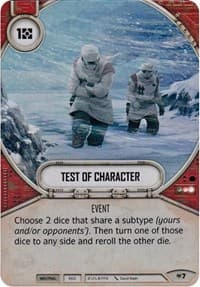 Test of Character - Allies of Necessity - Star Wars: Destiny card
