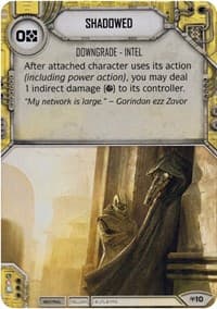Shadowed - Allies of Necessity - Star Wars: Destiny card