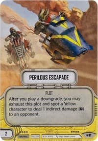 Perilous Escapade - Allies of Necessity - Star Wars: Destiny card