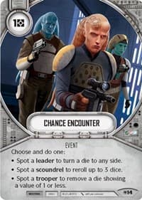 Chance Encounter - Allies of Necessity - Star Wars: Destiny card