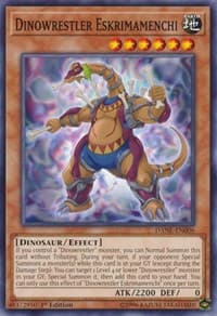 Dinowrestler Eskrimamenchi - Dark Neostorm - YuGiOh card