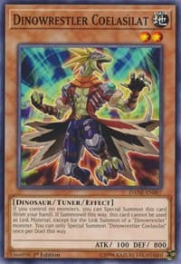 Dinowrestler Coelasilat - Dark Neostorm - YuGiOh card