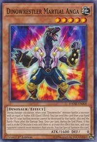 Dinowrestler Martial Anga - Dark Neostorm - YuGiOh card