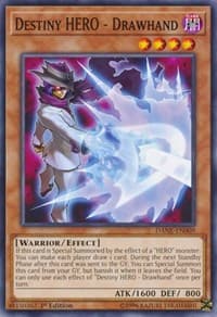 Destiny HERO - Drawhand - Dark Neostorm - YuGiOh card