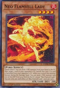 Neo Flamvell Lady - Dark Neostorm - YuGiOh card