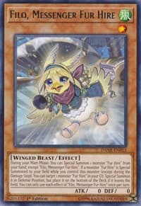 Filo, Messenger Fur Hire - Dark Neostorm - YuGiOh card