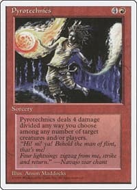 Pyrotechnics - Fourth Edition - Magic: The Gathering card