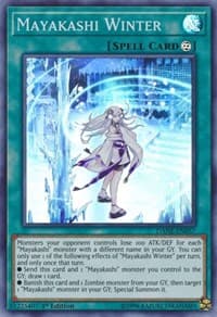 Mayakashi Winter - Dark Neostorm - YuGiOh card