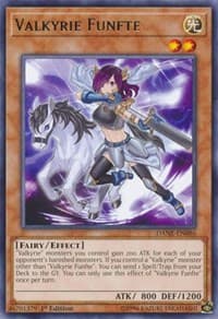 Valkyrie Funfte - Dark Neostorm - YuGiOh card
