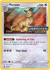 Persian - SM182 (Prerelease) [Staff] - SM Promos - Pokemon card