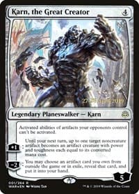 Karn, the Great Creator - Prerelease Cards - Magic: The Gathering card
