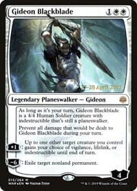 Gideon Blackblade - Prerelease Cards - Magic: The Gathering card
