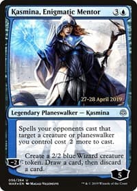 Kasmina, Enigmatic Mentor - Prerelease Cards - Magic: The Gathering card