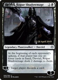 Davriel, Rogue Shadowmage - Prerelease Cards - Magic: The Gathering card
