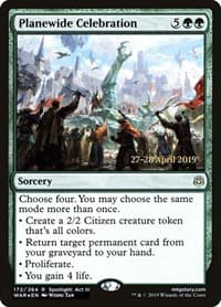 Planewide Celebration - Prerelease Cards - Magic: The Gathering card