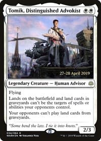 Tomik, Distinguished Advokist - Prerelease Cards - Magic: The Gathering card