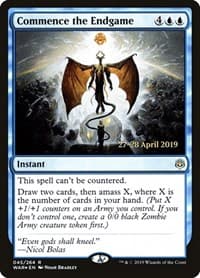 Commence the Endgame - Prerelease Cards - Magic: The Gathering card