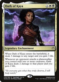 Oath of Kaya - Prerelease Cards - Magic: The Gathering card