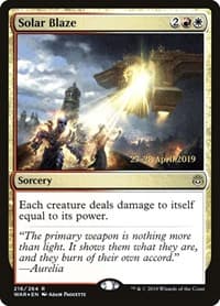 Solar Blaze - Prerelease Cards - Magic: The Gathering card