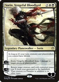 Sorin, Vengeful Bloodlord - Prerelease Cards - Magic: The Gathering card