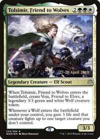 Tolsimir, Friend to Wolves - Prerelease Cards - Magic: The Gathering card