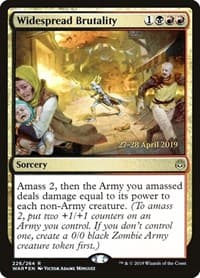 Widespread Brutality - Prerelease Cards - Magic: The Gathering card