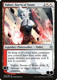 Nahiri, Storm of Stone - Prerelease Cards - Magic: The Gathering card