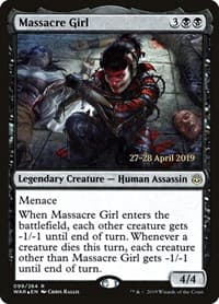 Massacre Girl - Prerelease Cards - Magic: The Gathering card