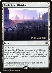 Mobilized District - Prerelease Cards - Magic: The Gathering card