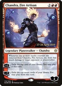Chandra, Fire Artisan - Prerelease Cards - Magic: The Gathering card