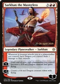 Sarkhan the Masterless - Prerelease Cards - Magic: The Gathering card