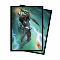 War of the Spark Gideon Blackblade (V1) Standard Deck Protector sleeves for Magic (100-Pack) - Ultra Pro Card Sleeves - Card Sleeves card