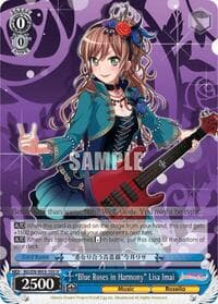 "Blue Roses in Harmony" Lisa Imai - BanG Dream! Girls Band Party! MULTI LIVE - Weiss Schwarz card