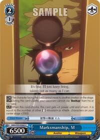 Marksmanship, M - SAO Alternative–Gun Gale Online - Weiss Schwarz card