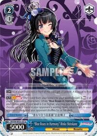 "Blue Roses in Harmony" Rinko Shirokane - BanG Dream! Girls Band Party! MULTI LIVE - Weiss Schwarz card
