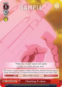 Chatting P-chan - SAO Alternative–Gun Gale Online - Weiss Schwarz card