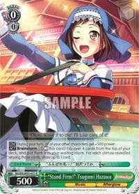 "Stand Firm!" Tsugumi Hazawa - BanG Dream! Girls Band Party! MULTI LIVE - Weiss Schwarz card