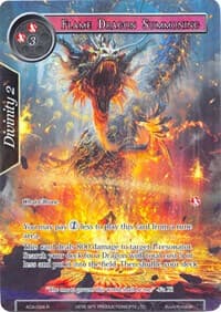 Flame Dragon Summoning (Full Art) - Awakening of the Ancients - Force of Will card