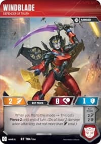 Windblade - Defender of Truth (Wave 2S - Bumblebee vs Megatron) - Rise of the Combiners - Transformers TCG card
