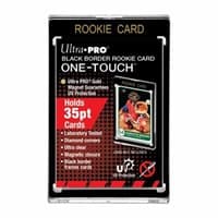35PT Black Border Rookie Card UV One-Touch Magnetic Holder - Ultra Pro Toploaders - Collectible Storage card