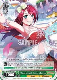 "Please Explain!" Tomoe Udagawa - BanG Dream! Girls Band Party! MULTI LIVE - Weiss Schwarz card